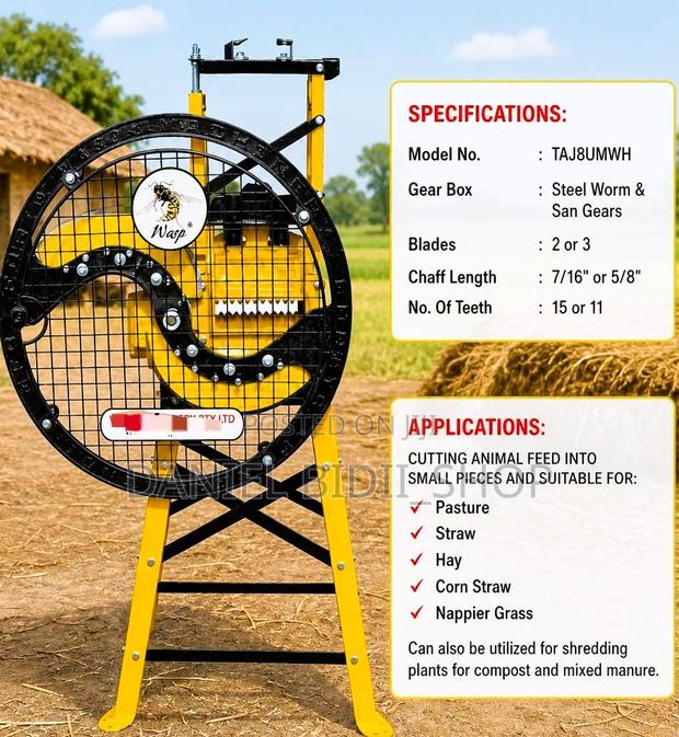 Wasp India 2 Blades Chaff Cutters Premum