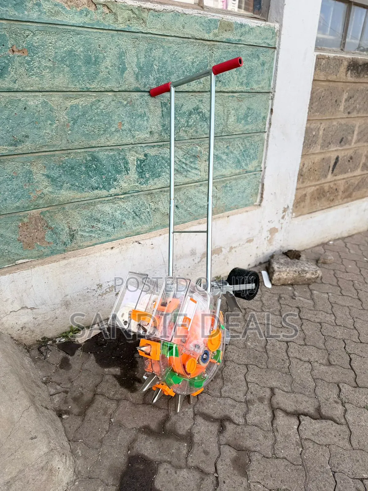 Hamd Push Seed Planter With Fertilizer Applicator