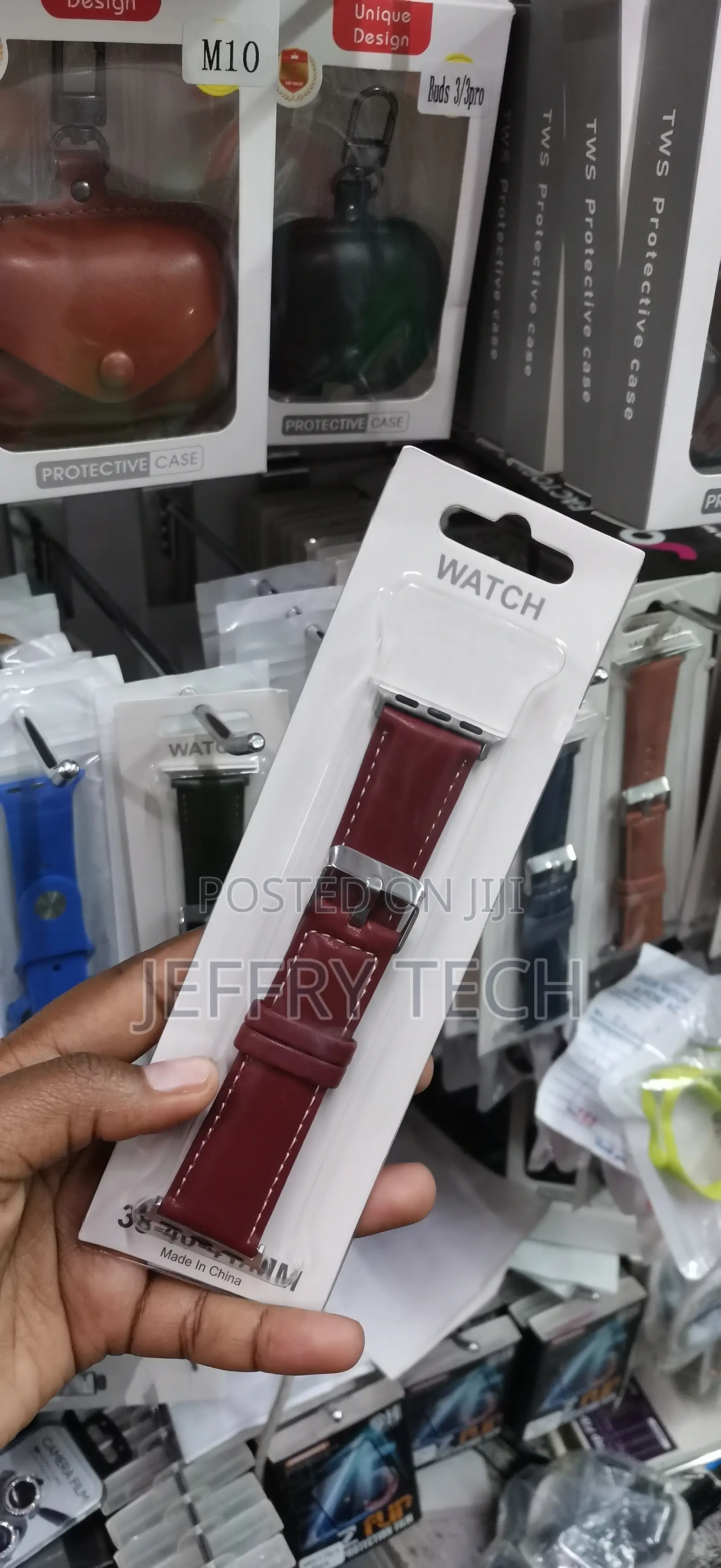 38mm/40mm/41mm Apple Watch Leather Replacement Watch Band