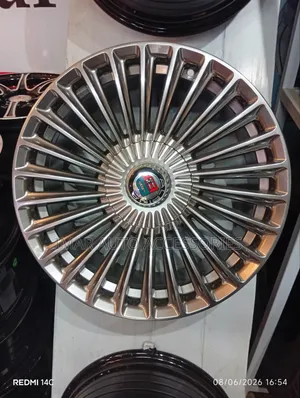 Alpina Style 17-Inch Radial Alloy Rims - Metallic Silver