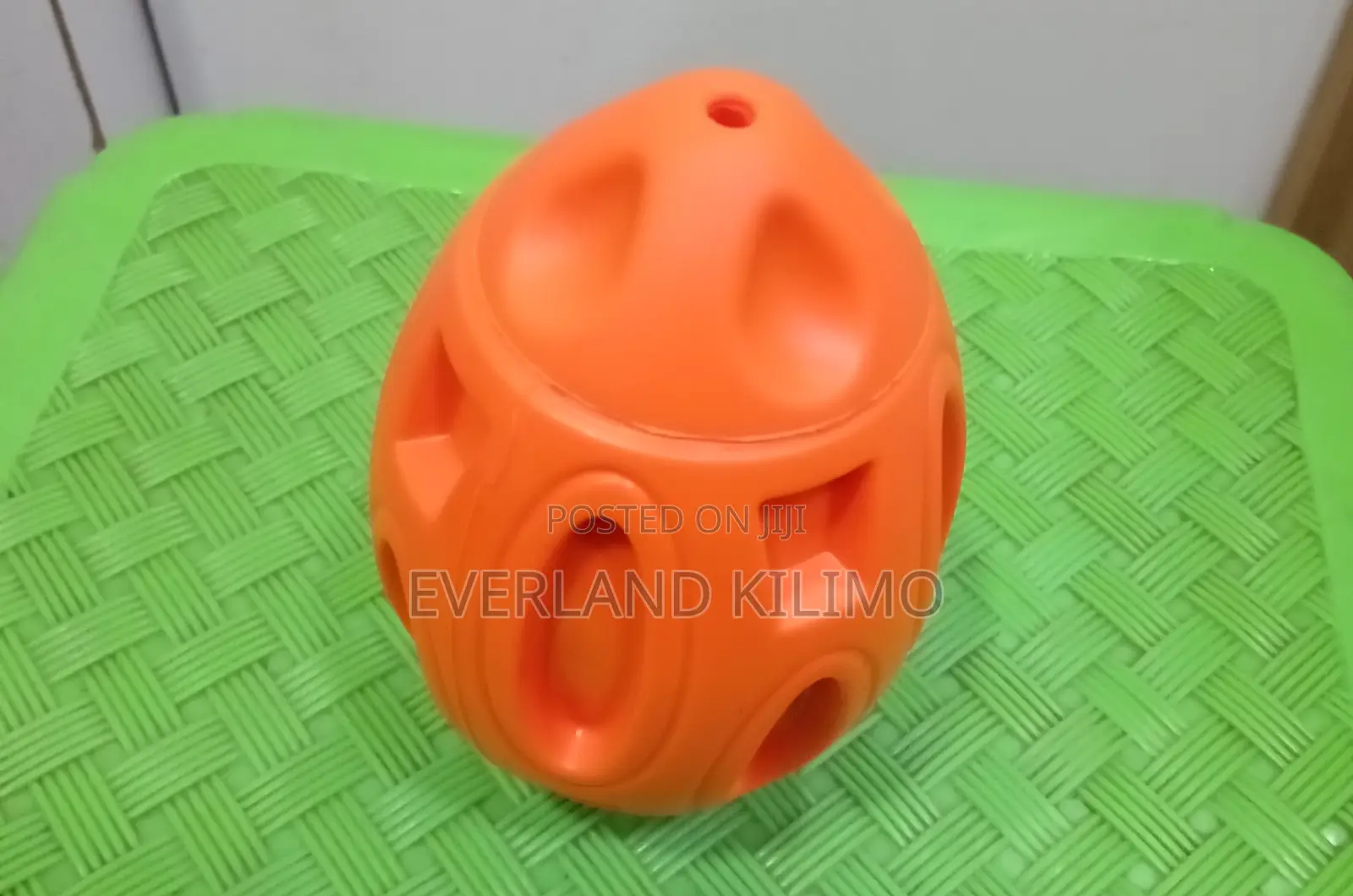 Durable Dog Squeaky Toy Oval Ball for Chewers
