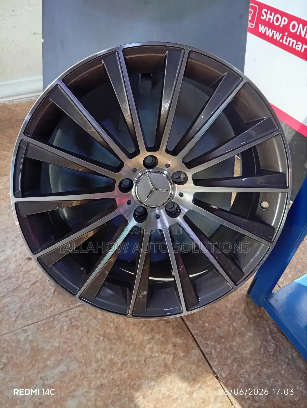 19" Mercedes Style Custom Rims - Dual-Tone Luxury Sport Wheels