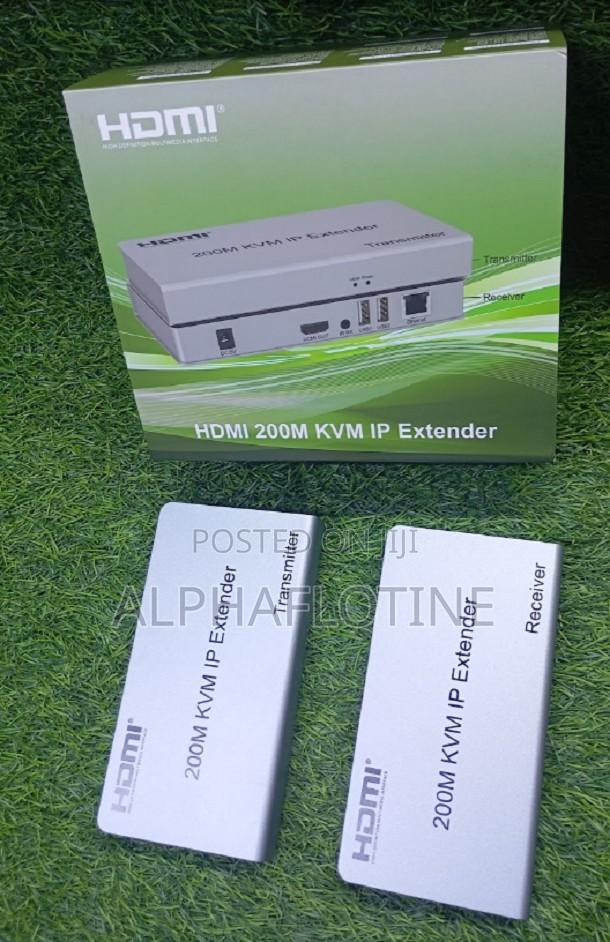 200m Hdmi KVM Ip Extender via Cat6 Ethernet Cable Video Tx and Rx
