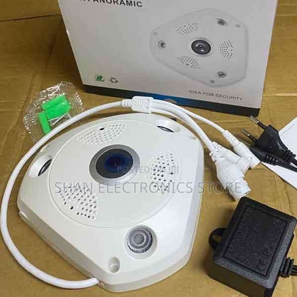 Low-Light 360° Wi-Fi Hidden Camera - 1080p, 32gb Max, White