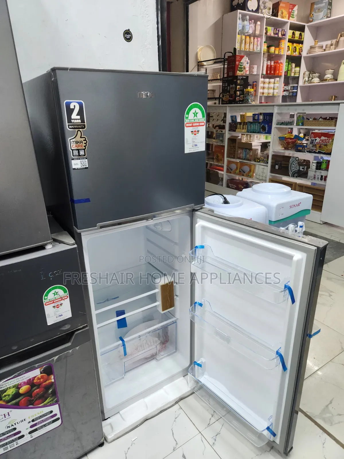 Brand New Mika Double Fridge 138litres