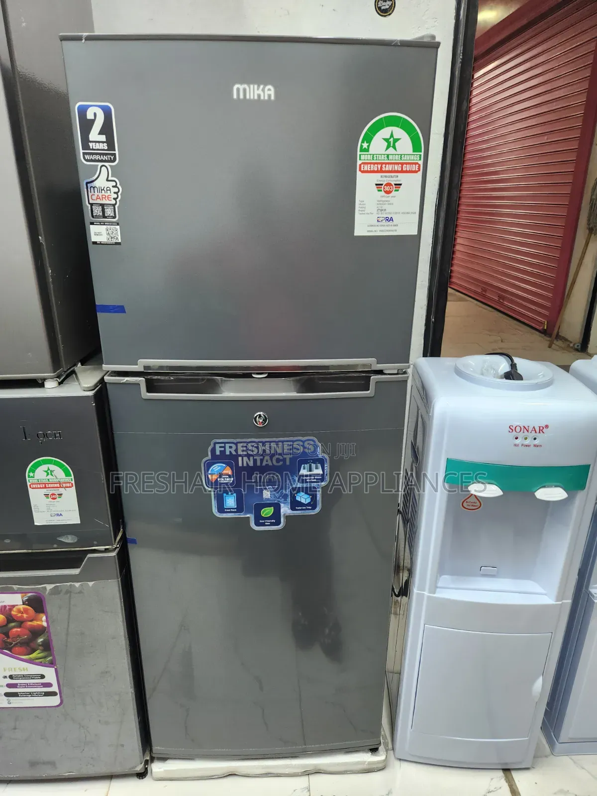 Brand New Mika Double Fridge 138litres