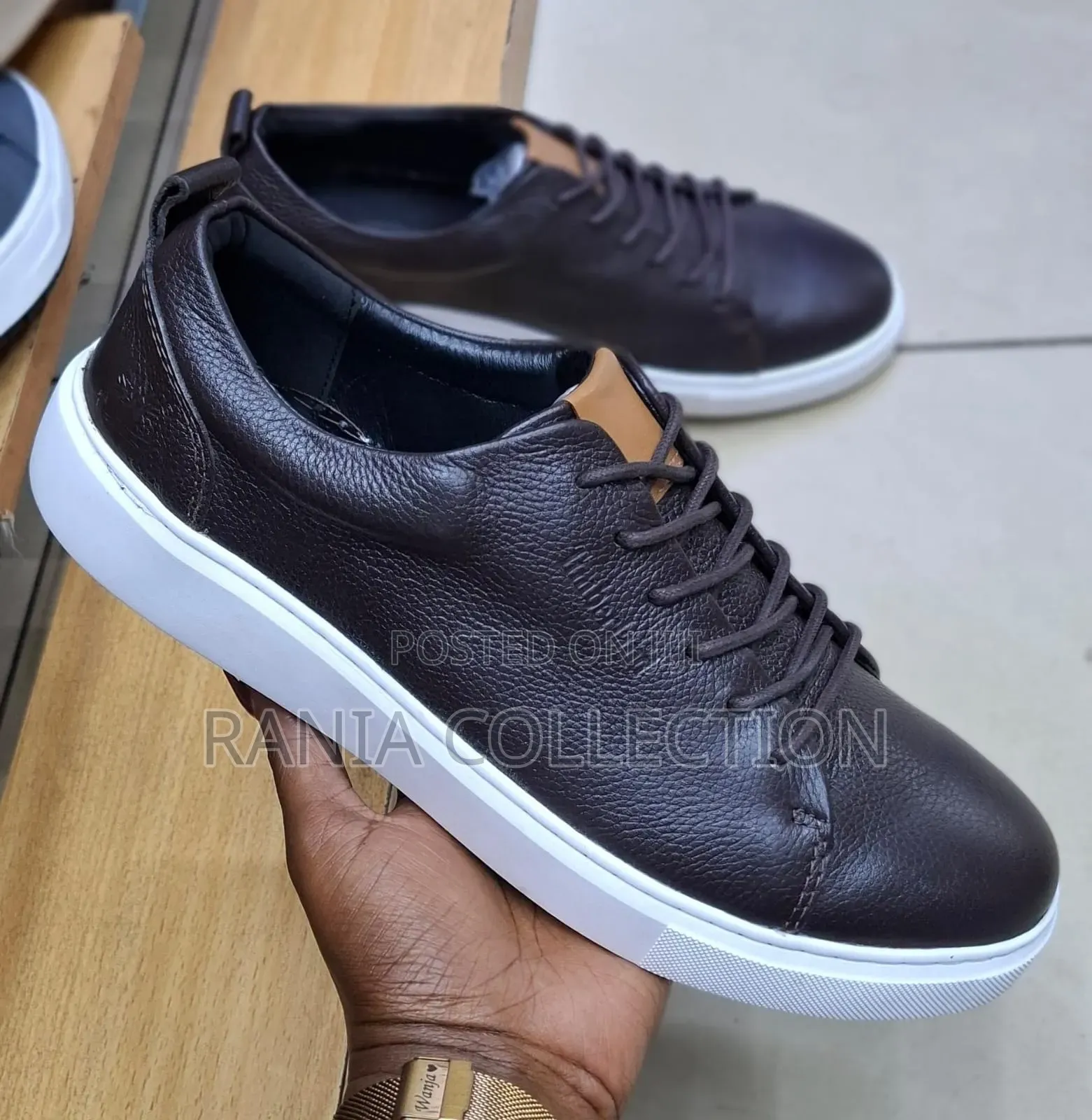 Quality Coffee Leather Timberland Casual