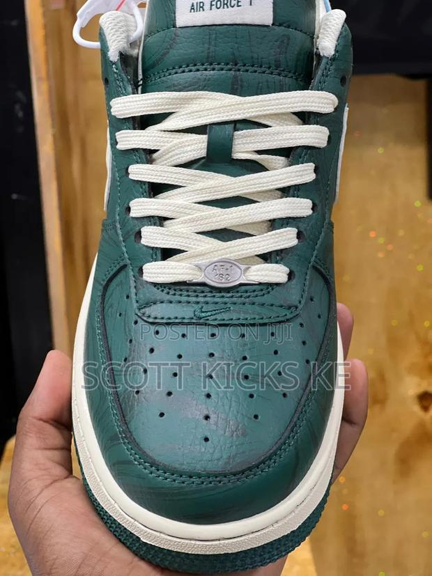 Airforce-1 Olive Green Sneakers - thumbnail 2