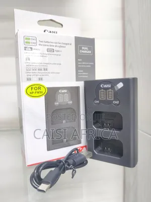 Caisi Dual Charger for Np-Fw50