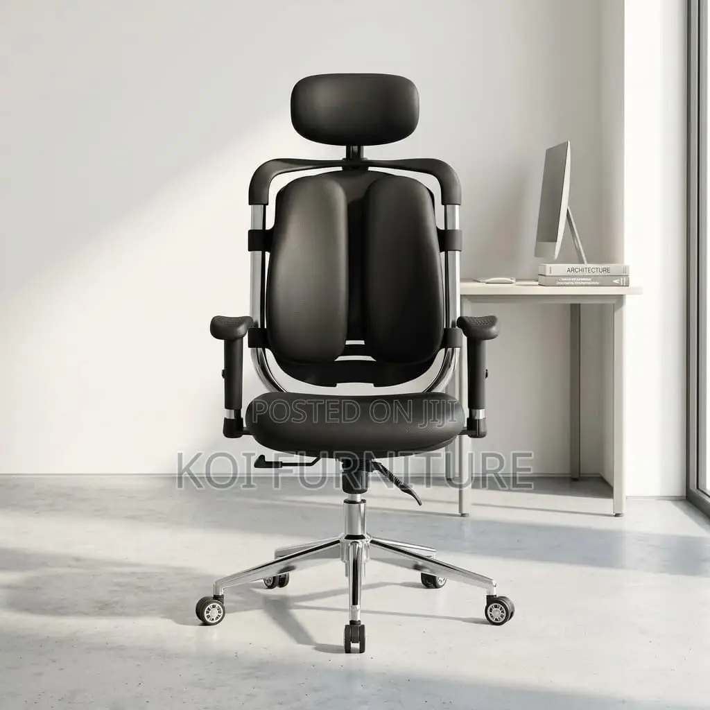 Black Ergonomic Orthopedic Office Chair