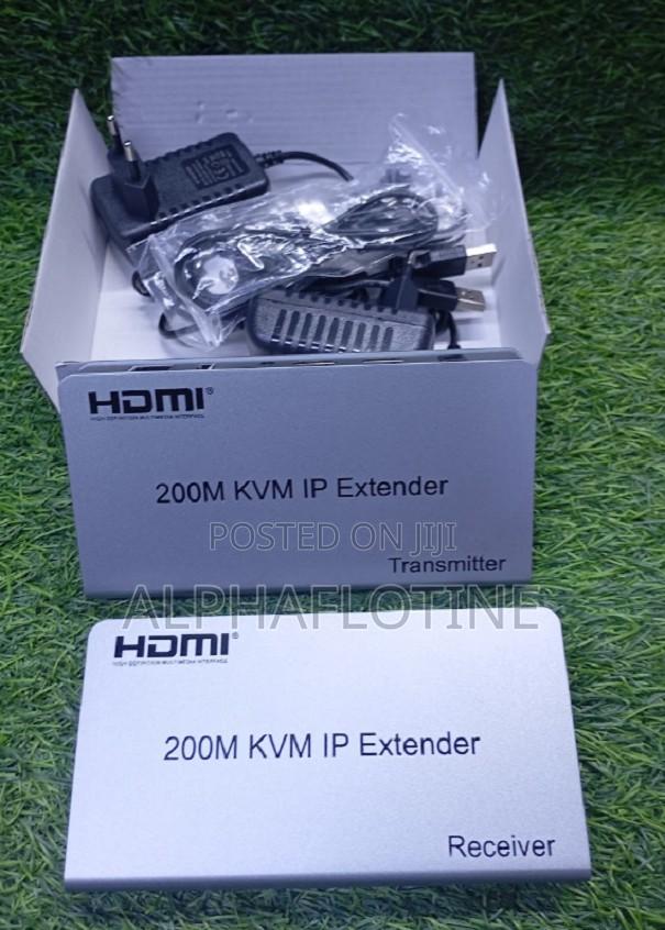 KVM Hdmi Ip Extender 200m Support Usb Mouse and Keyboard Extension