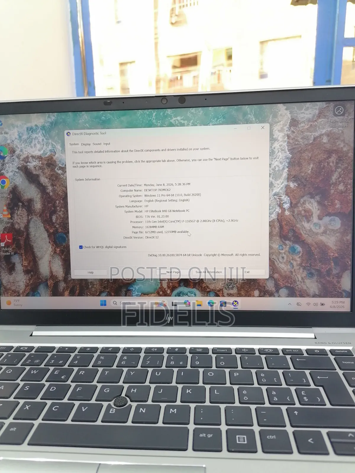 Laptop HP EliteBook 840 G8 16GB Intel Core i7 SSD 256GB