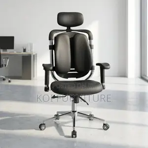 Black Ergonomic Orthopedic Office Chair