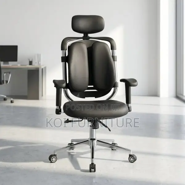 Black Ergonomic Orthopedic Office Chair