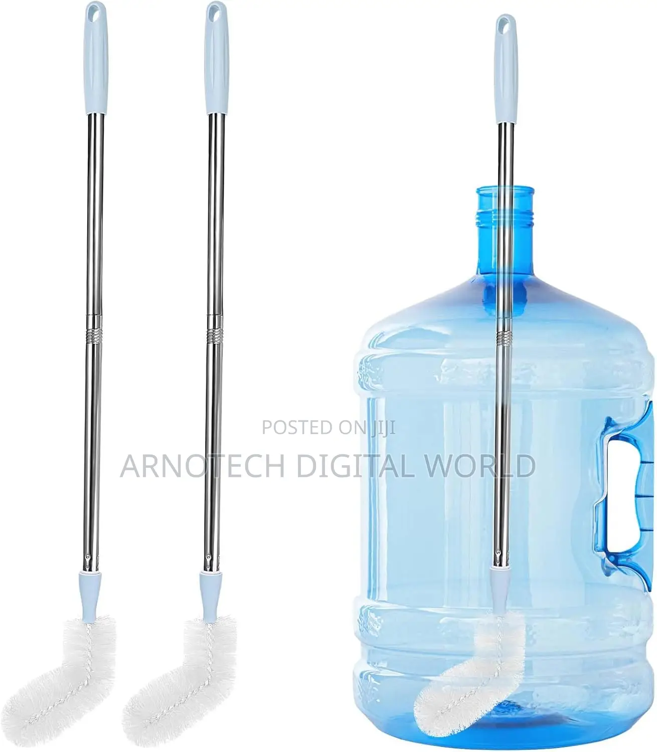 Water Bottle Brush With Bendable Replacement Brush Head