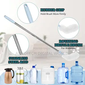 Water Bottle Brush With Bendable Replacement Brush Head