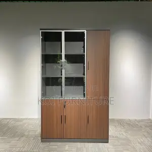 Office Cabinet : Wooden Executive Office Storage Cabinet – 3 Door