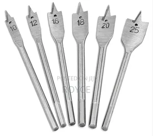 6pcs Wood Flat Bits