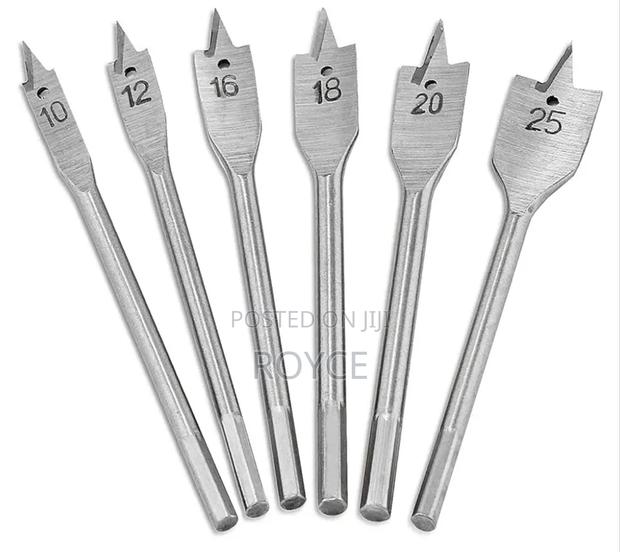 6pcs Wood Flat Bits - thumbnail 2