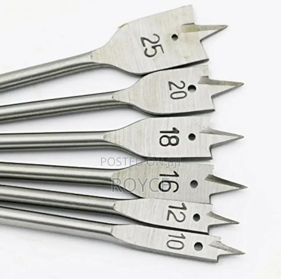 6pcs Wood Flat Bits