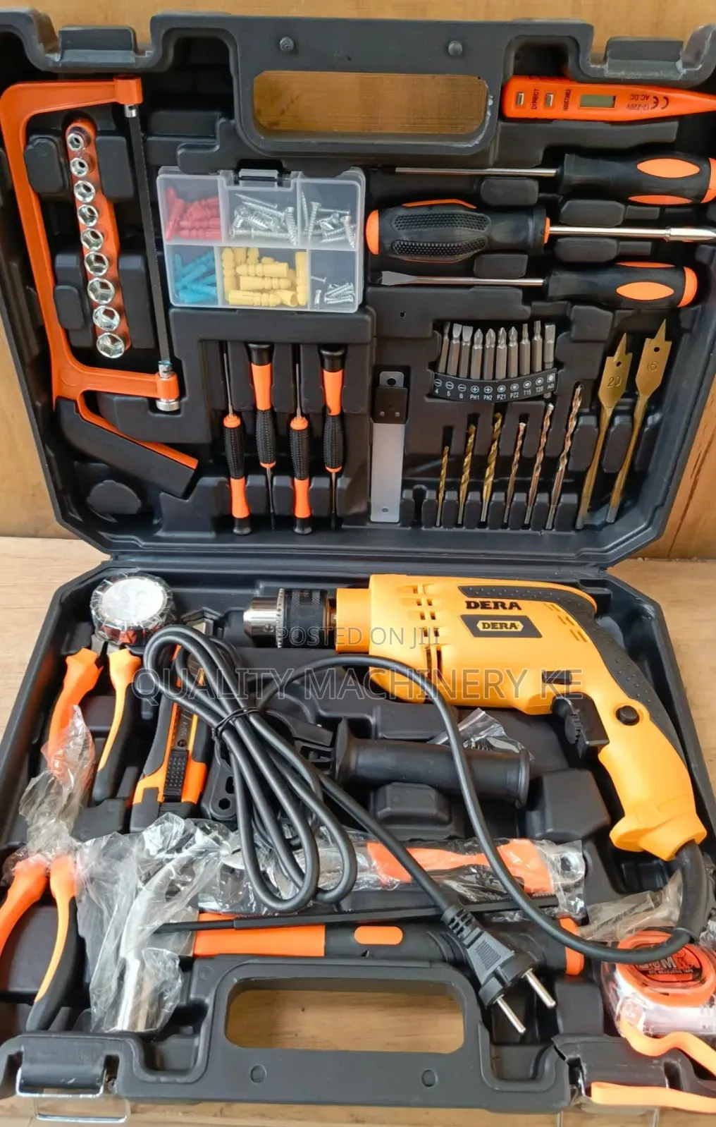 Powerful Dera Drill Toolset Corded