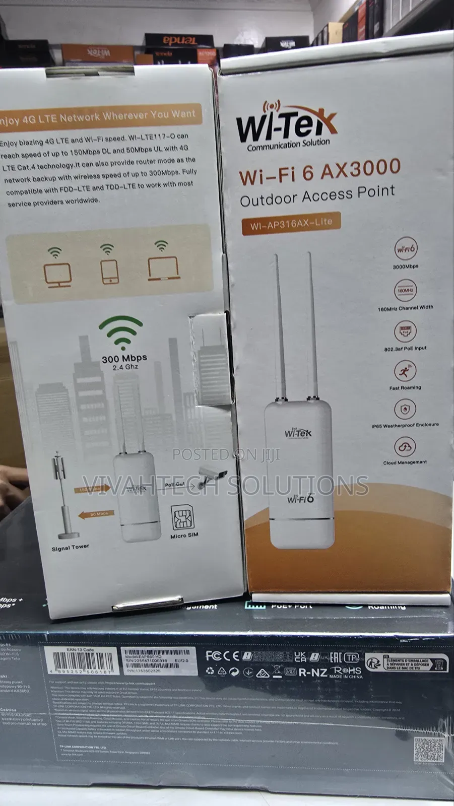 Witek Ax3000 Wifi 6 Outdoor Access Point Wi-Ap316ax-Lite