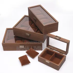 12 Slot Pu Leather Watch Organizer Box | Brown
