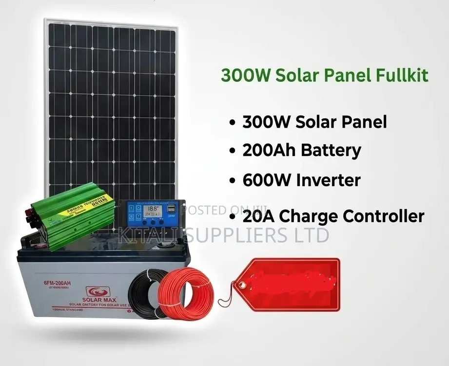 300w Solar Panel Fullkit