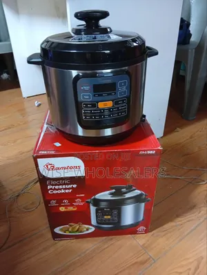 Ramtons Rm/582-Electric Pressure Cooker- Black (1yr Wrty)