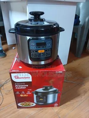 Ramtons Rm/582-Electric Pressure Cooker- Black (1yr Wrty)√°°