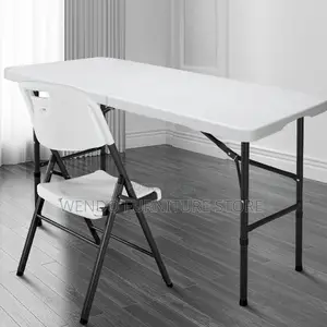 Home Tables; White Foldable Camping Outdoor Gardens Table