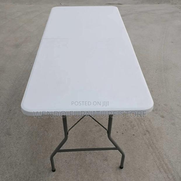 Home Tables; White Foldable Camping Outdoor Gardens Table - thumbnail 8