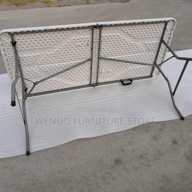 Home Tables; White Foldable Camping Outdoor Gardens Table - thumbnail 10