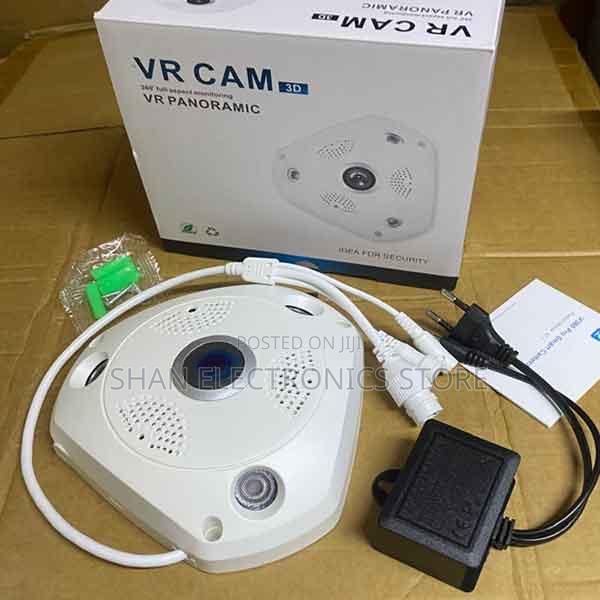 Wide-Angle Wireless Vr Cam Smart Panoramic Wi-Fi Camera With 1080p