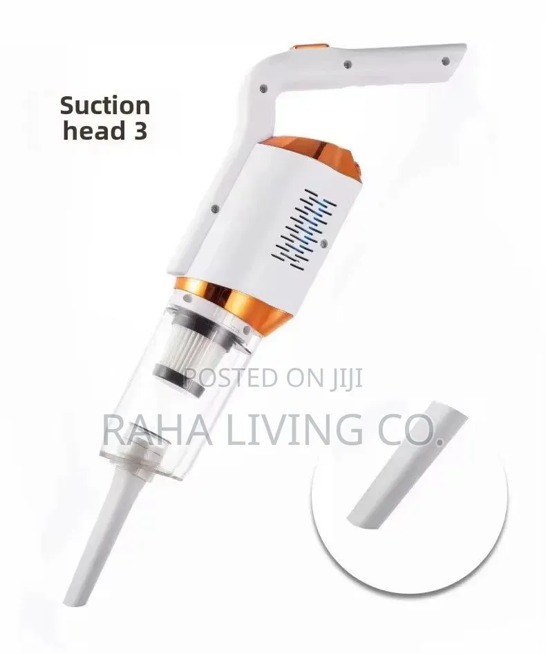 120w Wireless Car Home Vacuum Cleaner | 7500pa | White