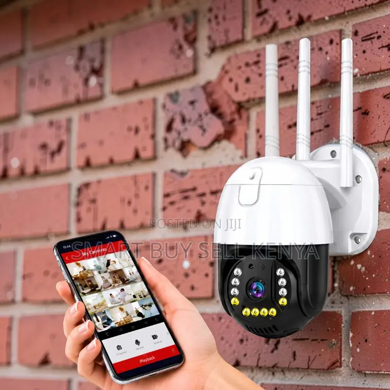 Strong Body Construction 4g Electric Rotating Smart Net Home Camera