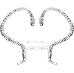 Elegant Snake Shaped Ear Cuff Earrings (Pair) Piercing Required