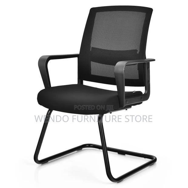 Office Chairs; Mesh Office Chairs Featuring Sled Base - thumbnail 2