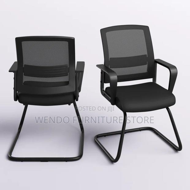 Office Chairs; Mesh Office Chairs Featuring Sled Base - thumbnail 3