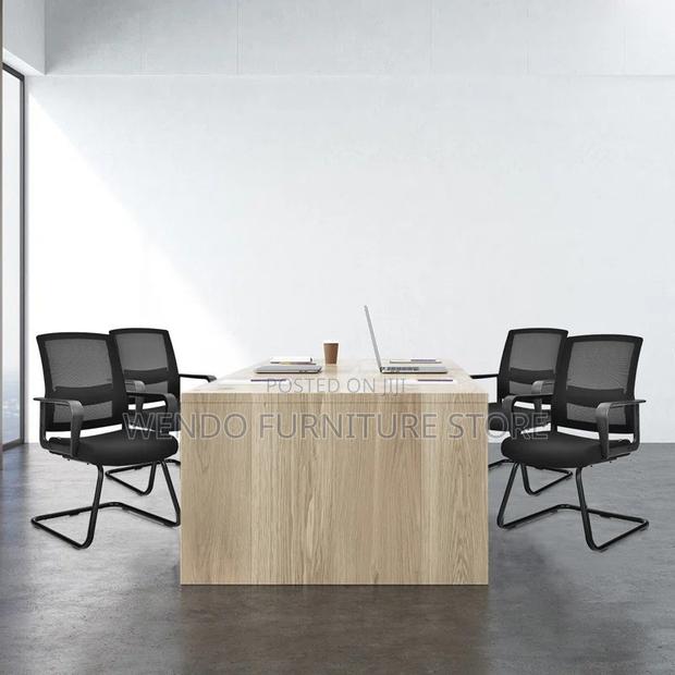 Office Chairs; Mesh Office Chairs Featuring Sled Base - thumbnail 4