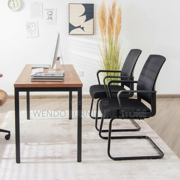 Office Chairs; Mesh Office Chairs Featuring Sled Base - thumbnail 6