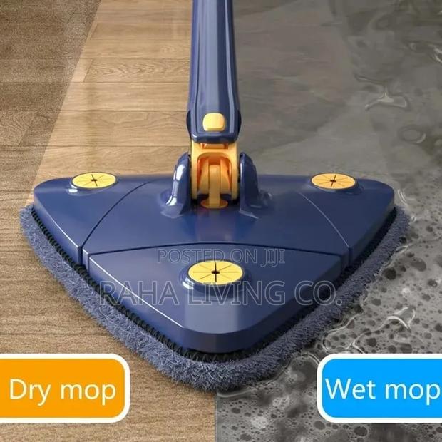 Triangle 360° Rotatable Extendable Microfiber Mop | 500ksh - thumbnail 2