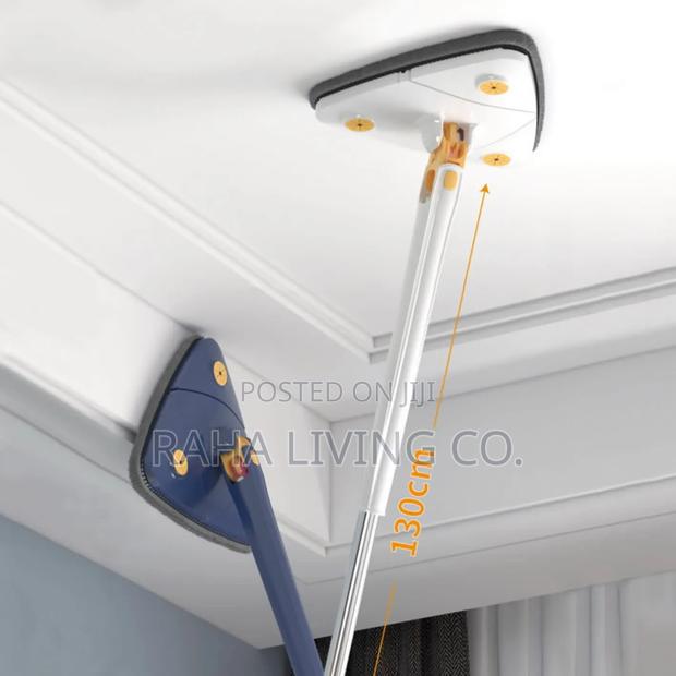 Triangle 360° Rotatable Extendable Microfiber Mop | 500ksh - thumbnail 6