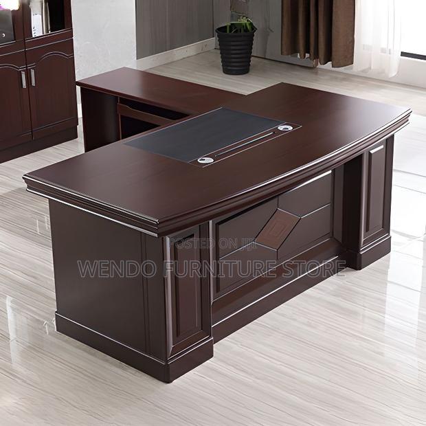 Office Desk; 1.6 Meters Executive Mahogany Directors Desks