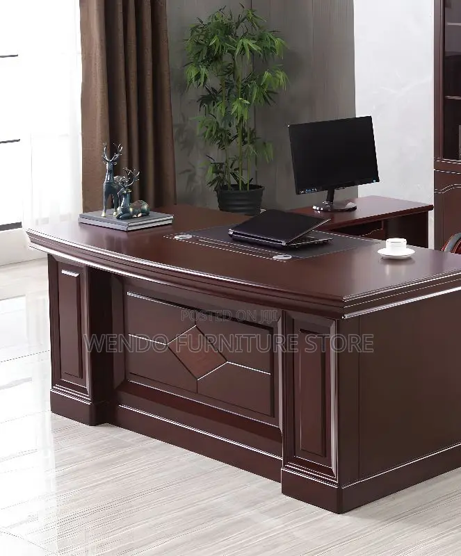 Office Desk; 1.6 Meters Executive Mahogany Directors Desks