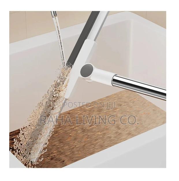 Telescopic Long Handle Window Floor Squeegee Cleaner - thumbnail 3
