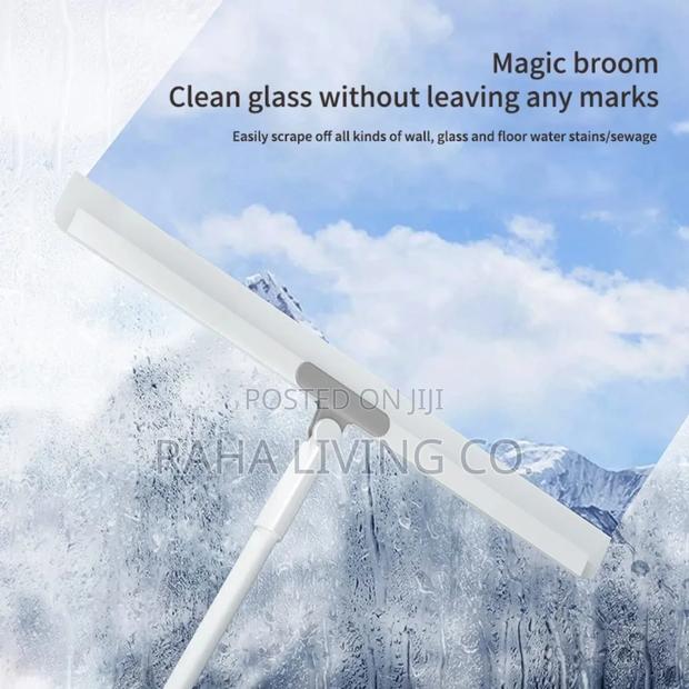 Telescopic Long Handle Window Floor Squeegee Cleaner - thumbnail 8