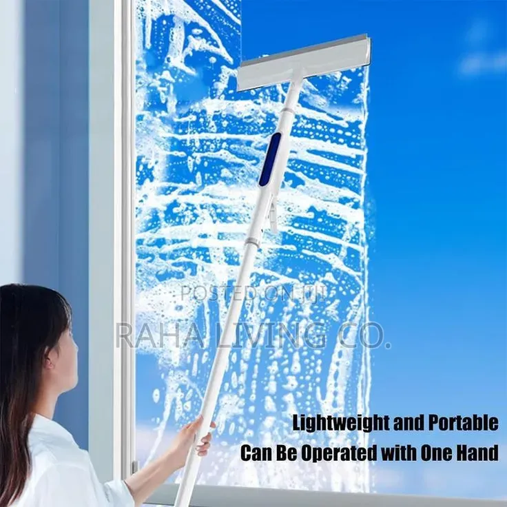 Telescopic Long Handle Window Floor Squeegee Cleaner
