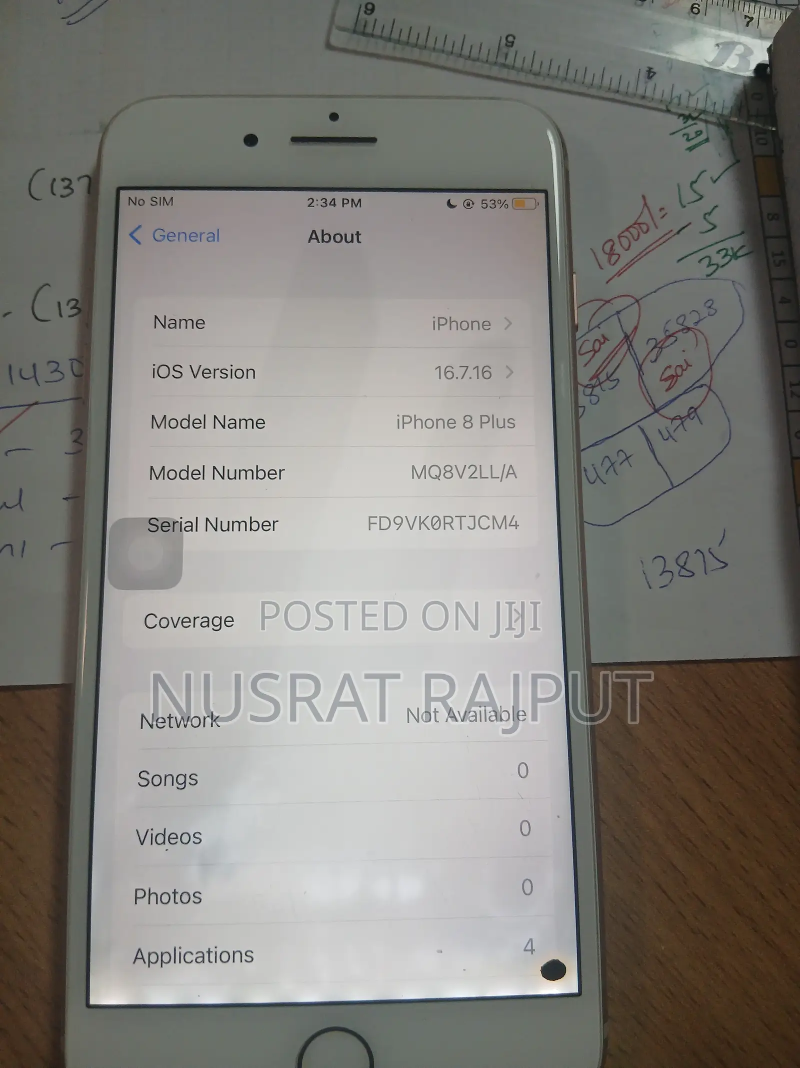 Apple iPhone 8 Plus 256 GB White