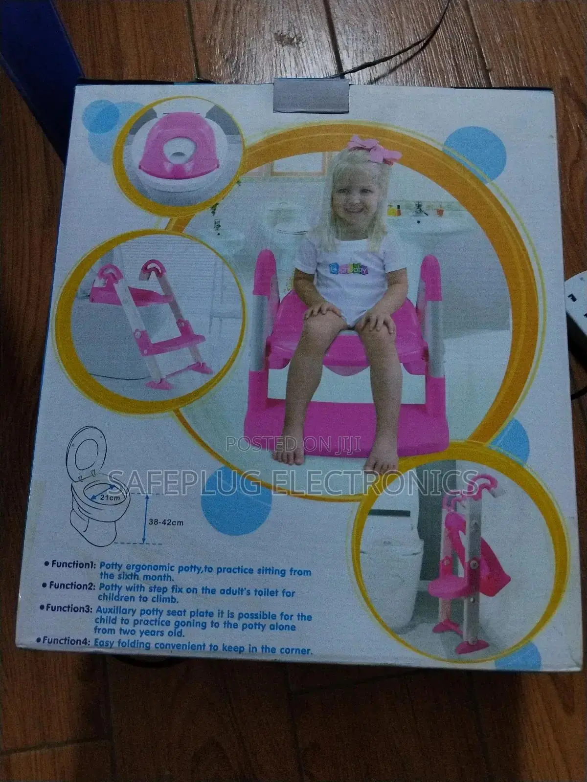 Kids Toilet Trainer Seat With Ladder – Safe Comfortable Potty